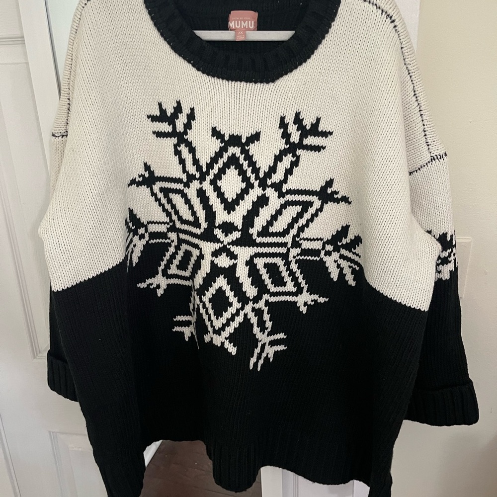 SHOW ME YOUR MUMU Snowflake Sweater